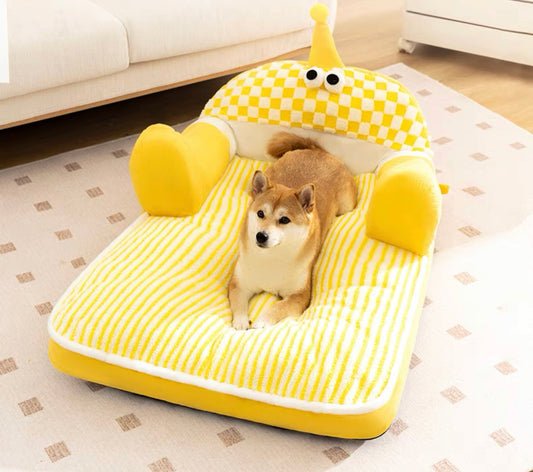 Puffy pet bed