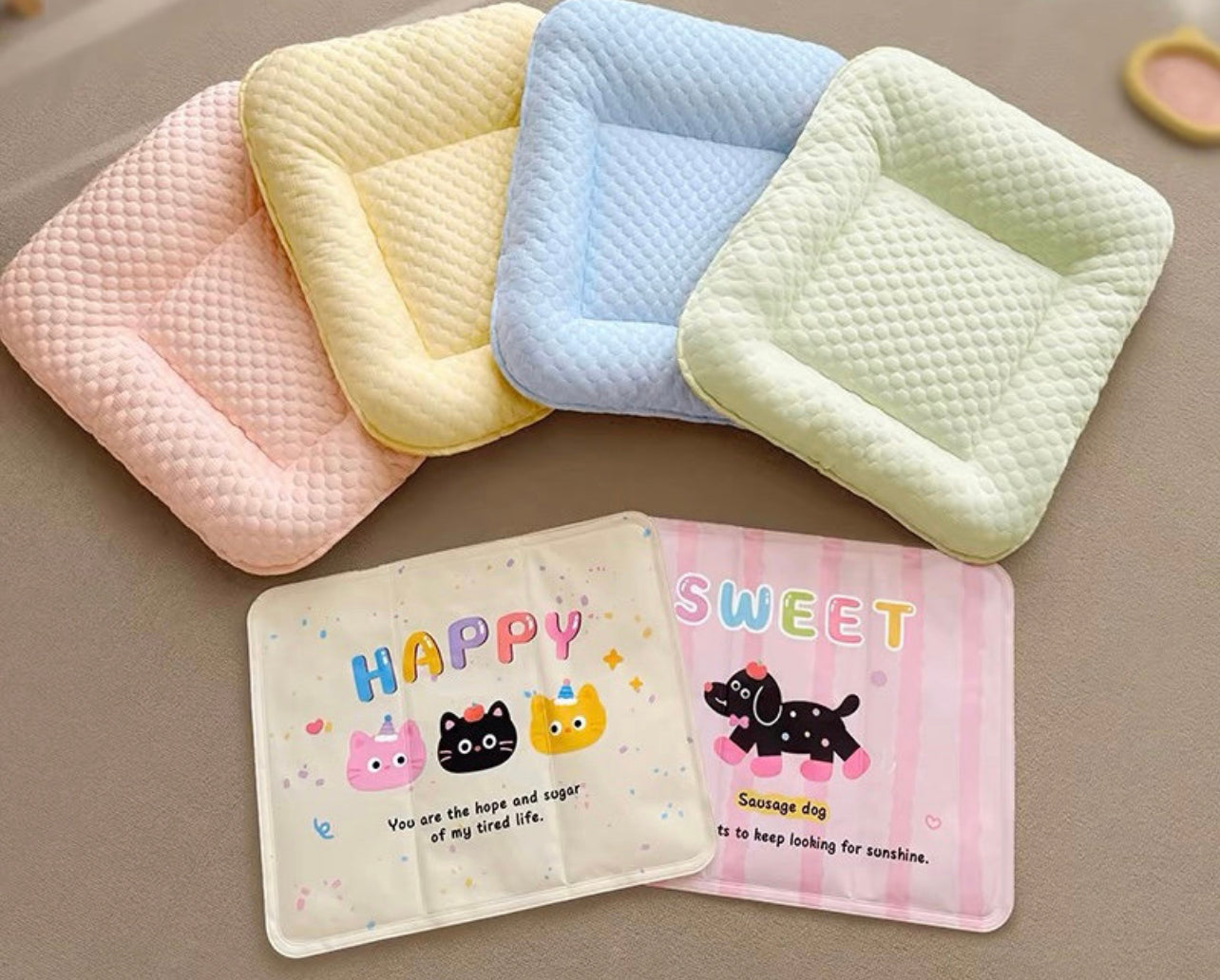 Macaron cooling mattress