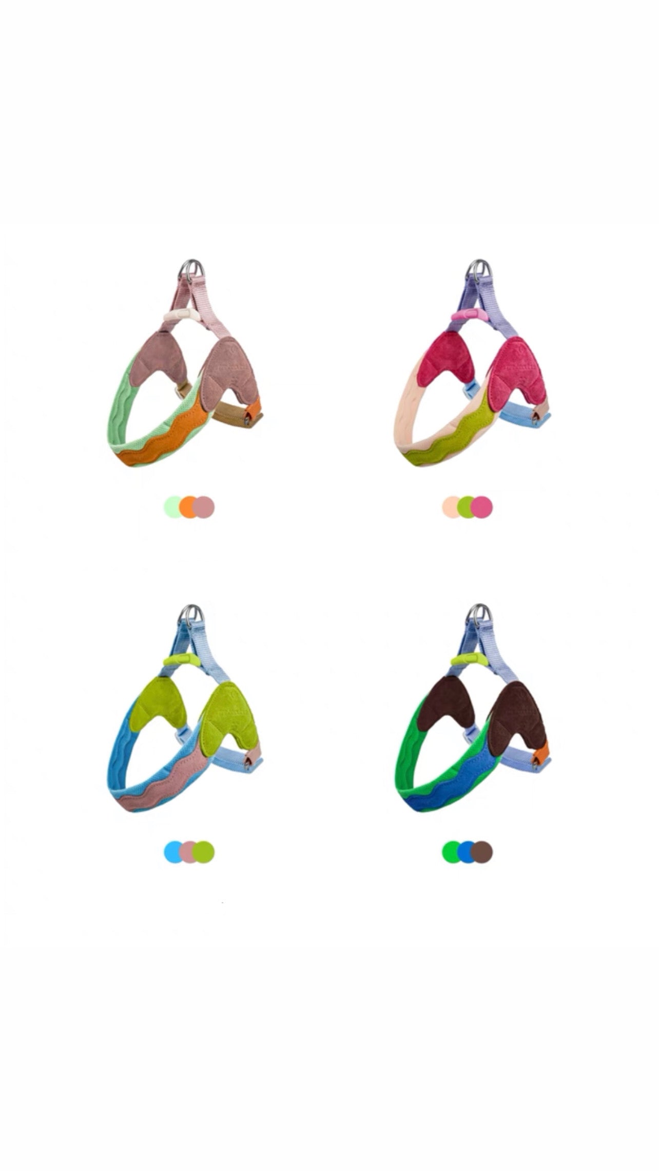 Colorful stylish harness