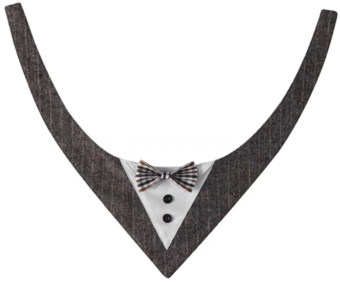 Elegant tuxedo collar
