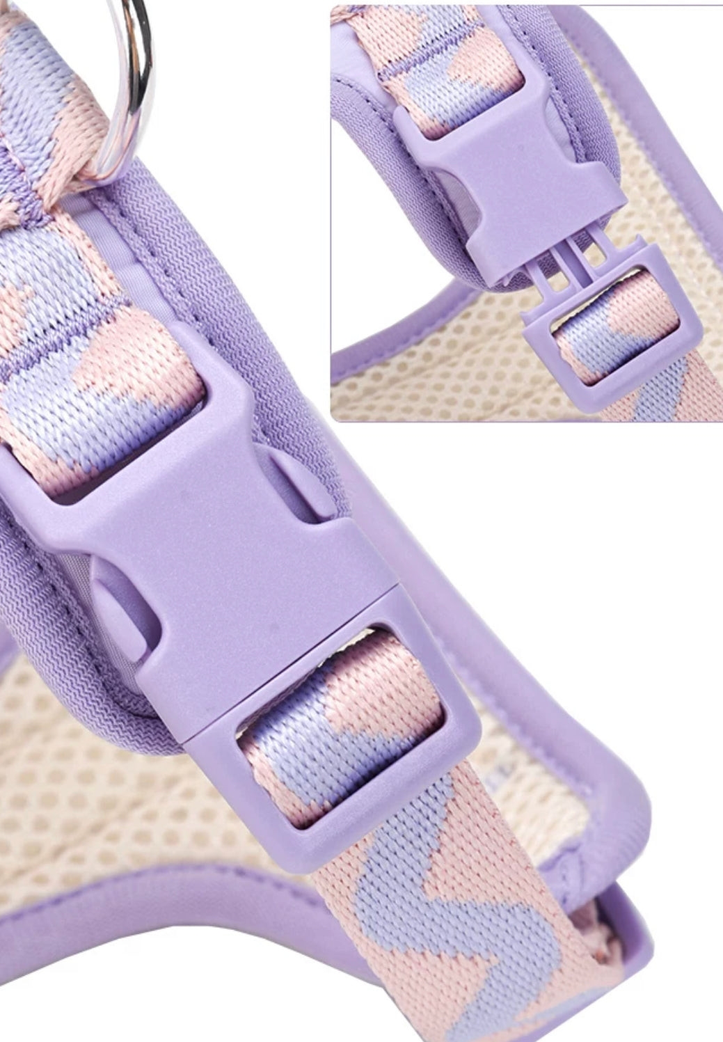 Macaron themed pet harness set