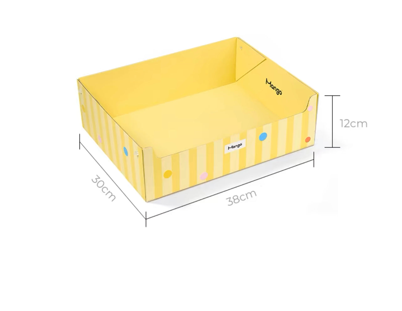 Disposable cat litter box