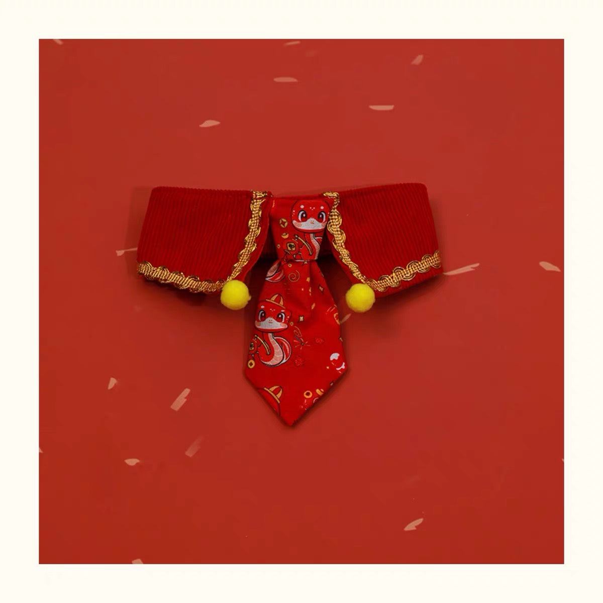 CNY pet tie