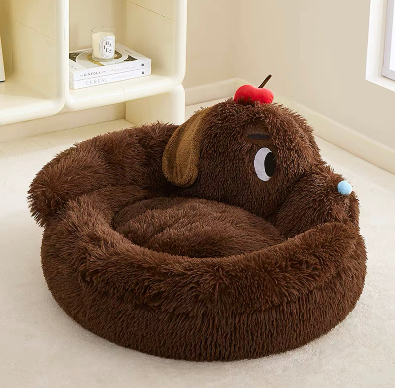 Fluffy pet bed