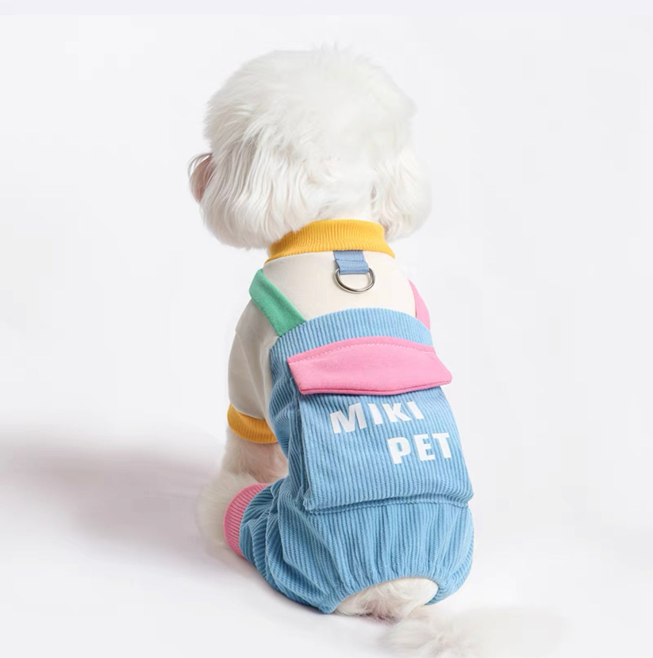 Pastel pet harness costume