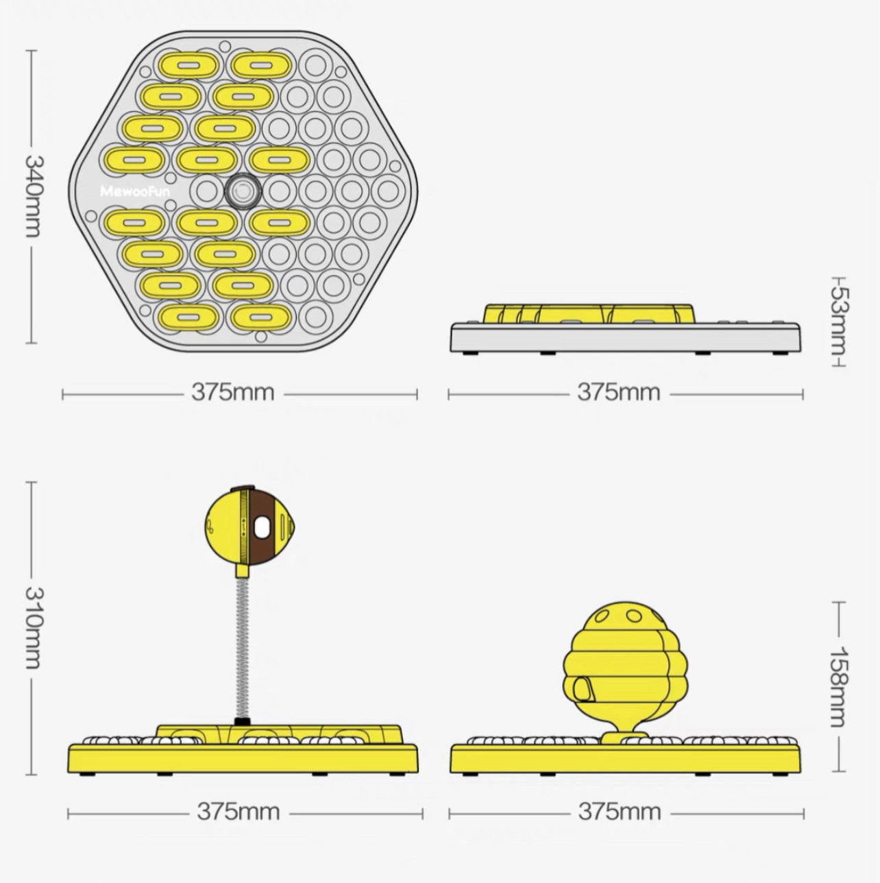 Honeycomb Sniffing Slow Feeder toy