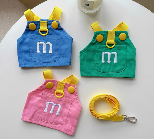 Colorful M leash set