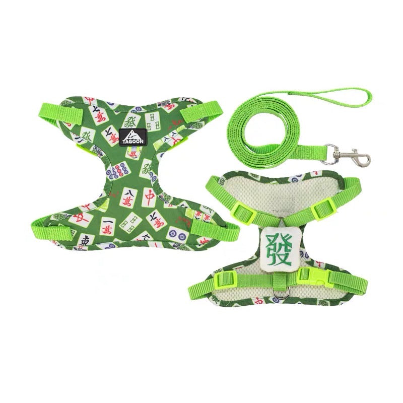 Mahjong pet harness set