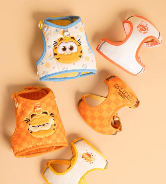 Garfield theme cat design pet harness & leash set