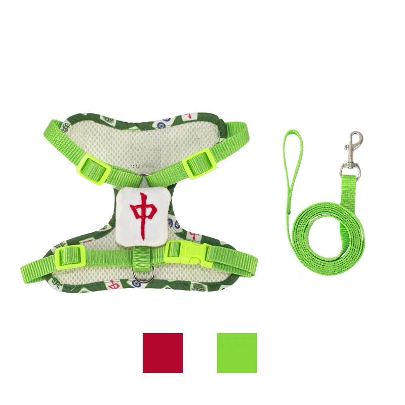 Mahjong pet harness set