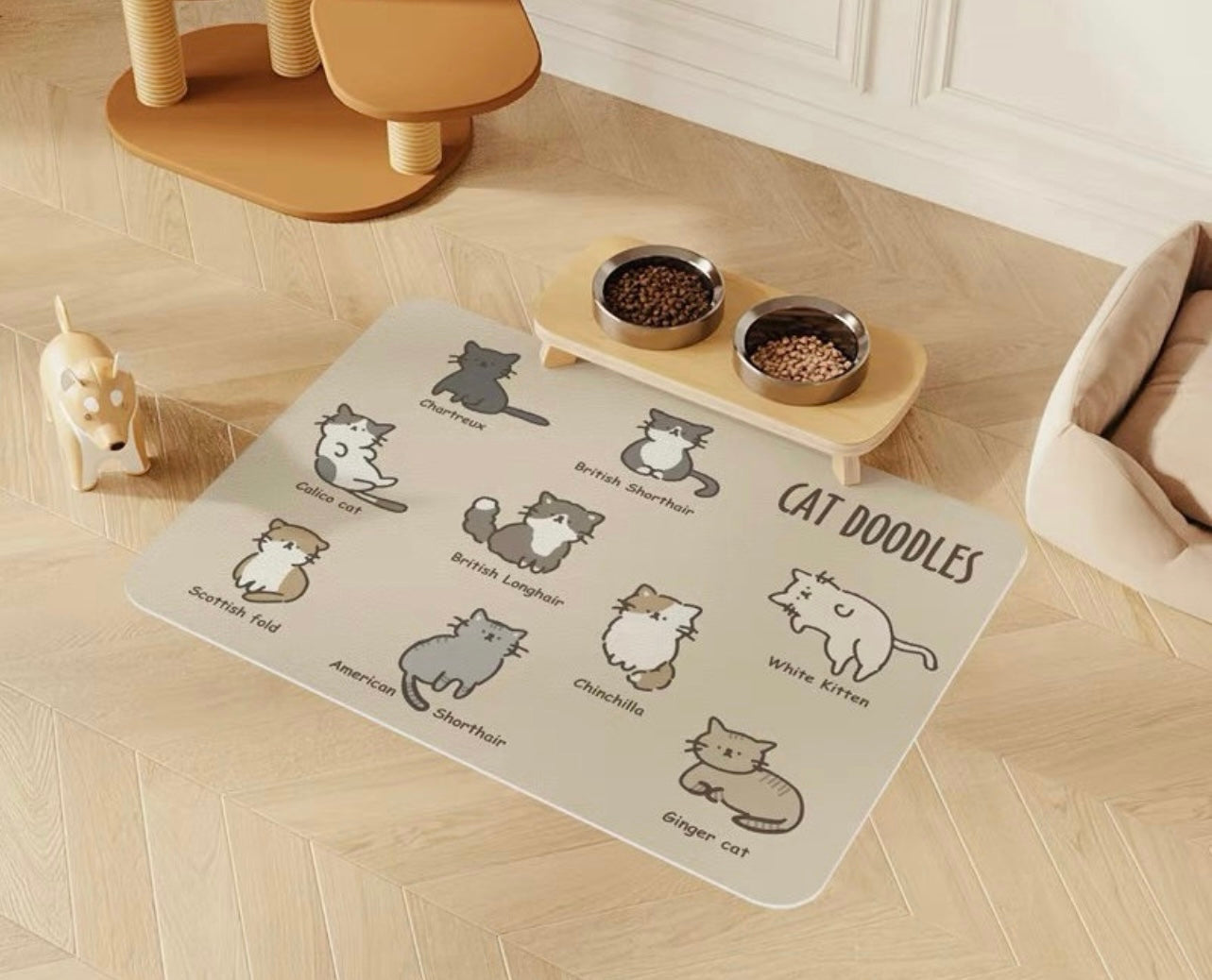 Doodles pet mat