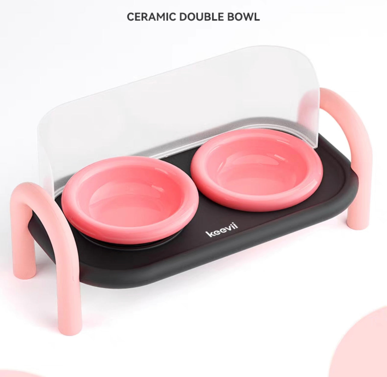 Ceramic double bowl