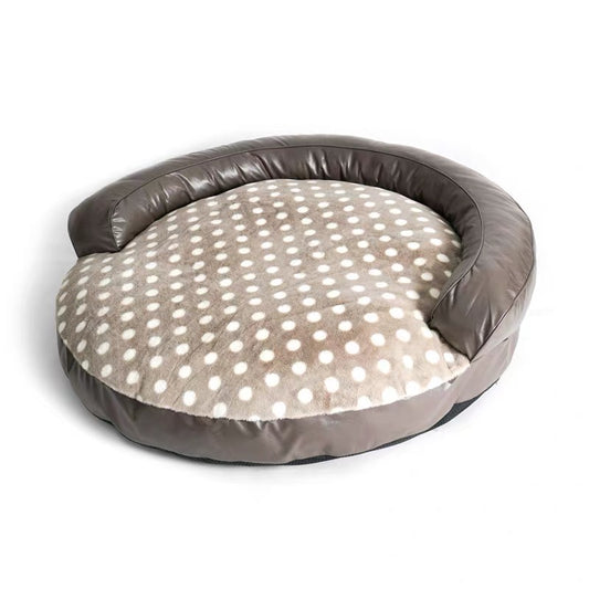 Round pet big soft bed