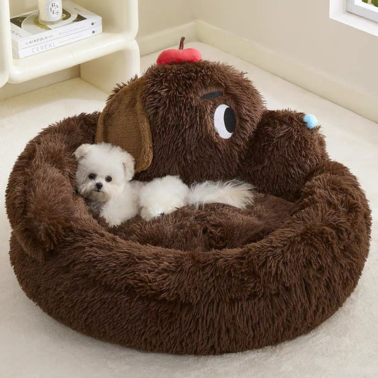 Fluffy pet bed