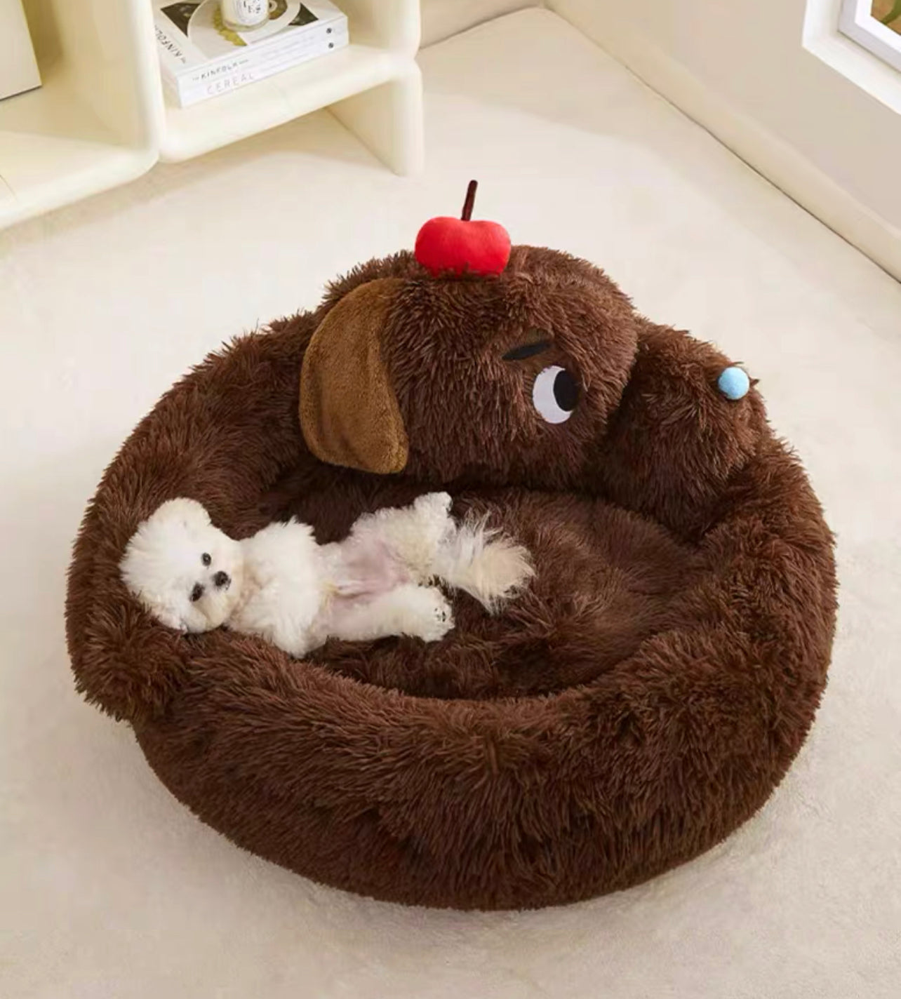 Fluffy pet bed