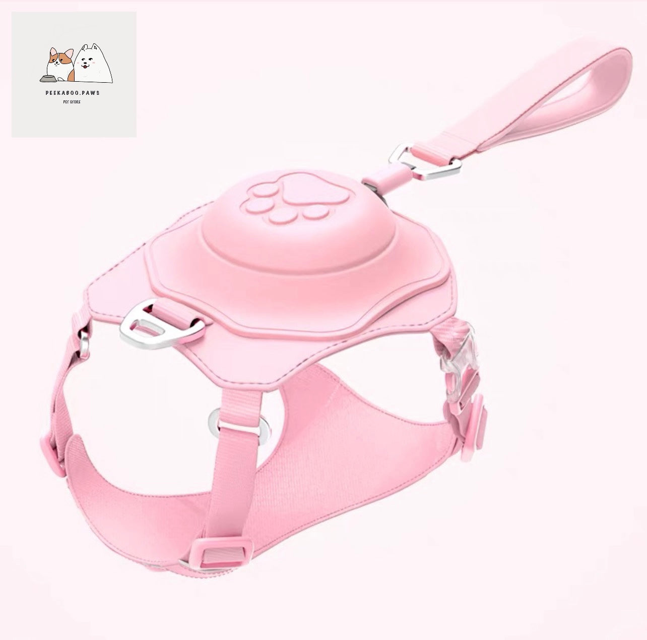Colorful all in one pet harness